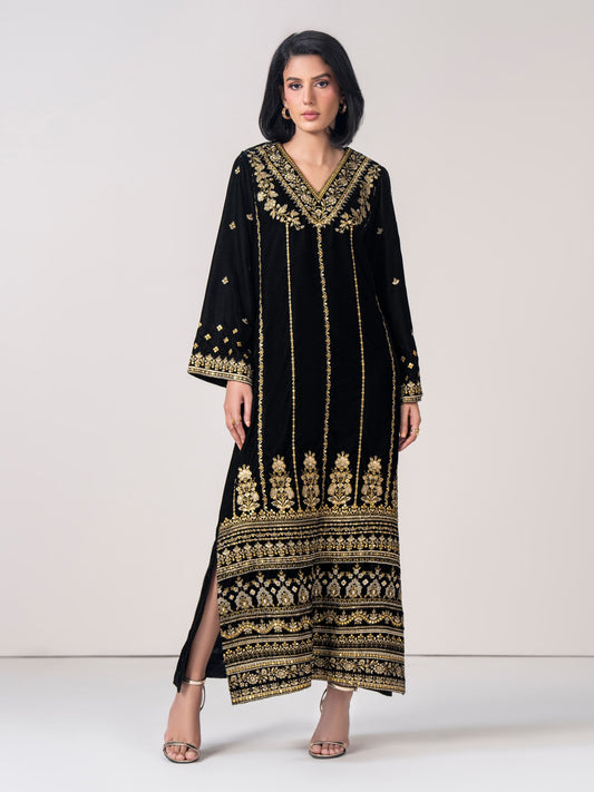 Velvet Kaftan (Stitched)