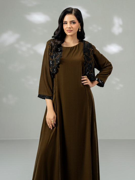 Velvet Bolero Dress (Stitched)