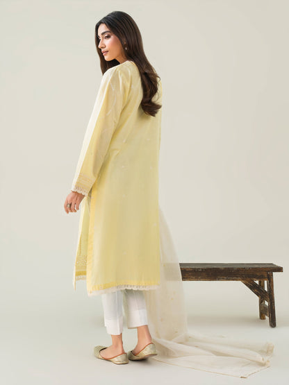 2 Piece Cambric Suit-Embroidered (Stitched)