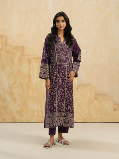 2 Piece Cambric Suit-Embroidered (Stitched)