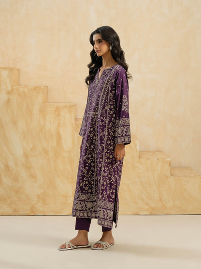 2 Piece Cambric Suit-Embroidered (Stitched)