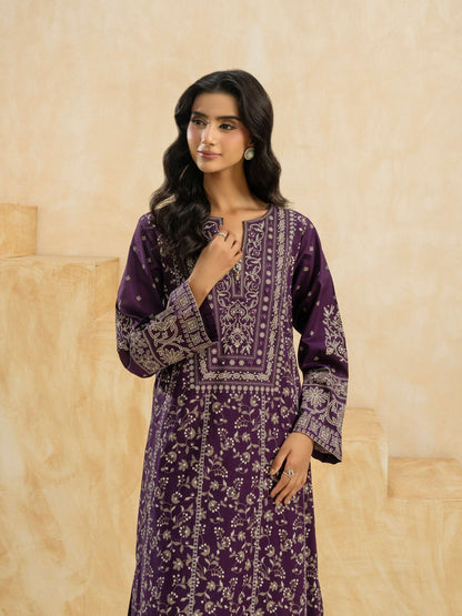 2 Piece Cambric Suit-Embroidered (Stitched)