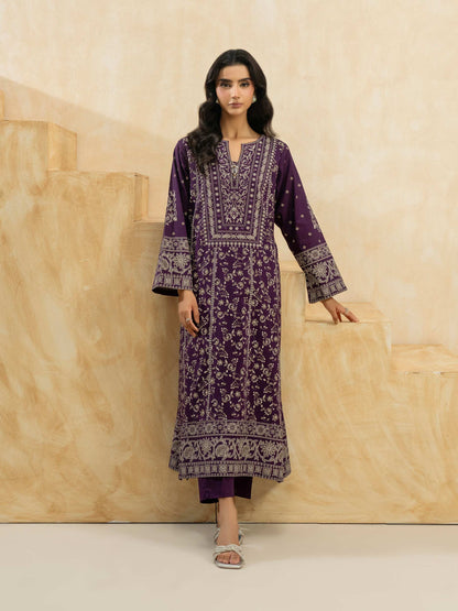 2 Piece Cambric Suit-Embroidered (Stitched)