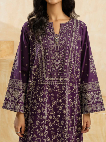 2 Piece Cambric Suit-Embroidered (Stitched)