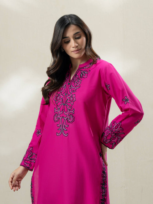 2 Piece Khaddar Suit - Embroidered (Stitched)