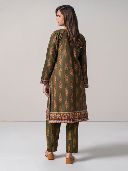 2 Piece Cotton Suit - Embroidered (Stitched)