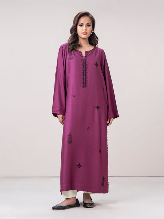 Khaddar Shirt Only - Embroidered (Stitched)