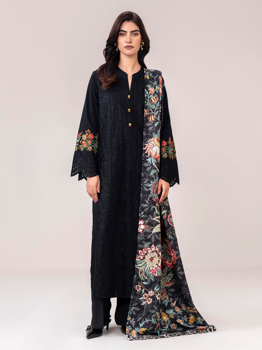 2 Piece Khaddar Suit - Embroidered (Stitched)