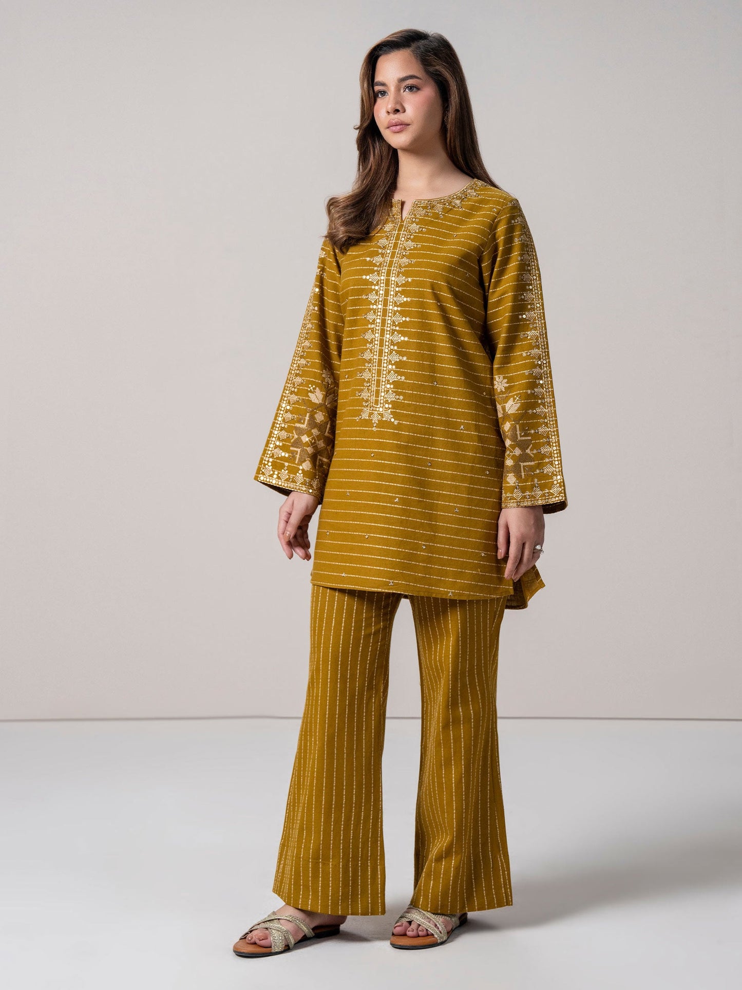 2 Piece - Yarn Dyed Suit (Stitched)