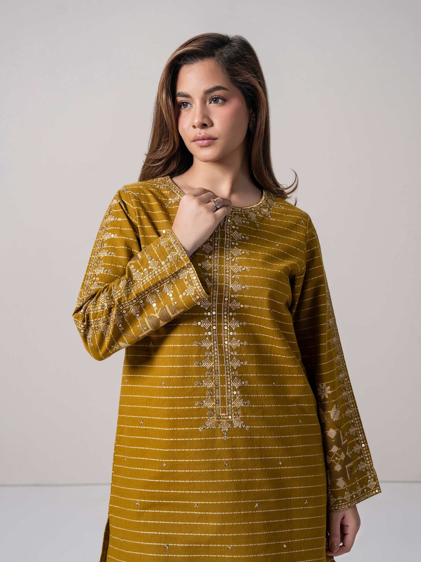 2 Piece - Yarn Dyed Suit (Stitched)