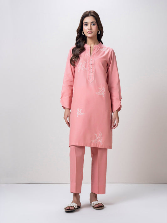 2 Piece Khaddar Suit - Embroidered (Stitched)
