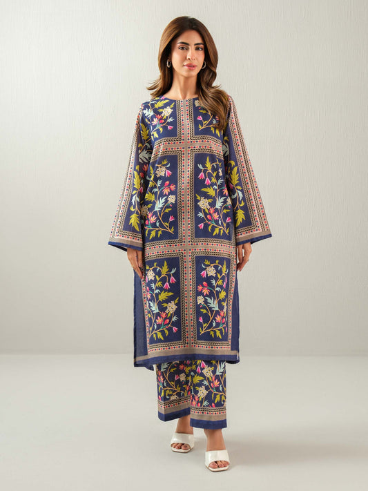 2 Piece Khaddar Suit - Printed (Unstitched)